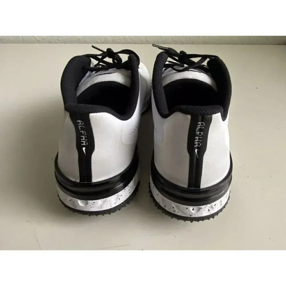 Nike Alpha Hurrache Elite 3 Turf Baseball‎ Shoes White CV3560-104 Men’s Sz 16